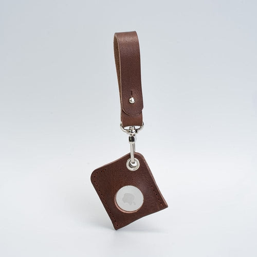 Leather AirTag bag charm