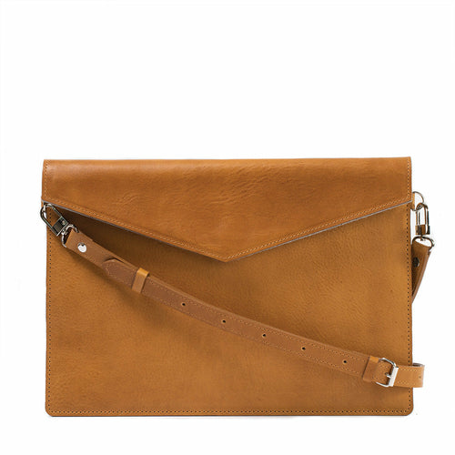 Leather MacBook Bag with Adjustable Strap
