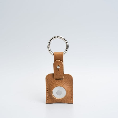 Leather AirTag Keychain