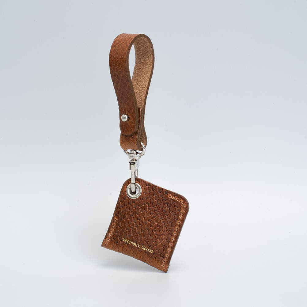 Leather AirTag bag charm