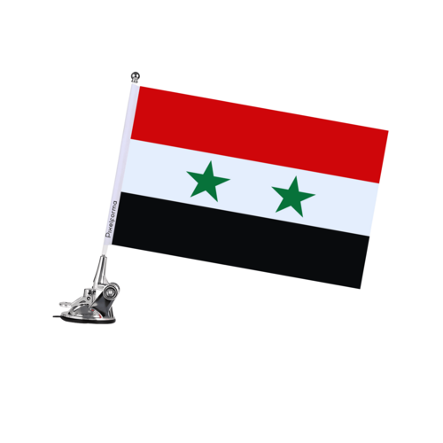 Mât à Ventouse Drapeau de la Syrie