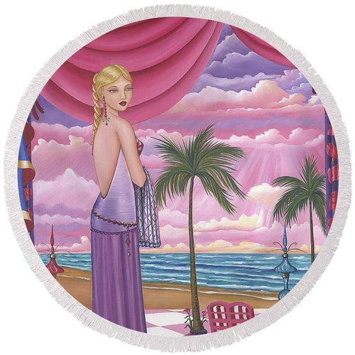 Melissa - Round Beach Towel