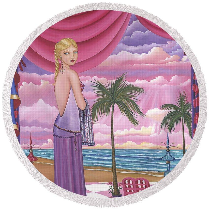 Melissa - Round Beach Towel