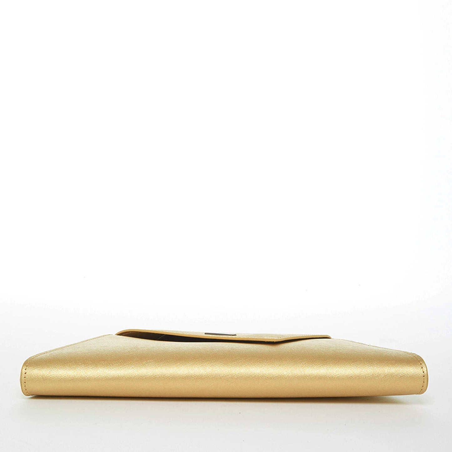 Angelica Metallic Gold Clutch
