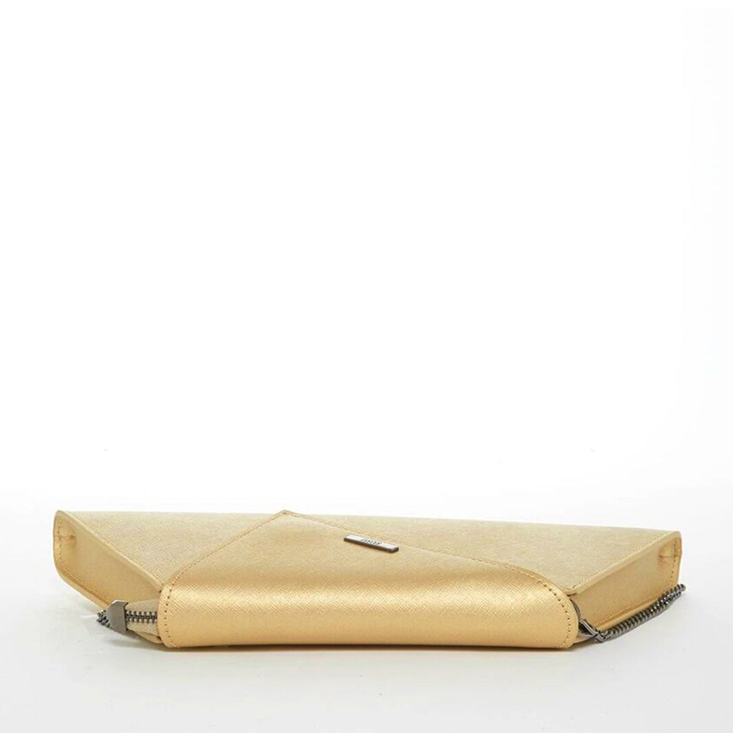 Angelica Metallic Gold Clutch