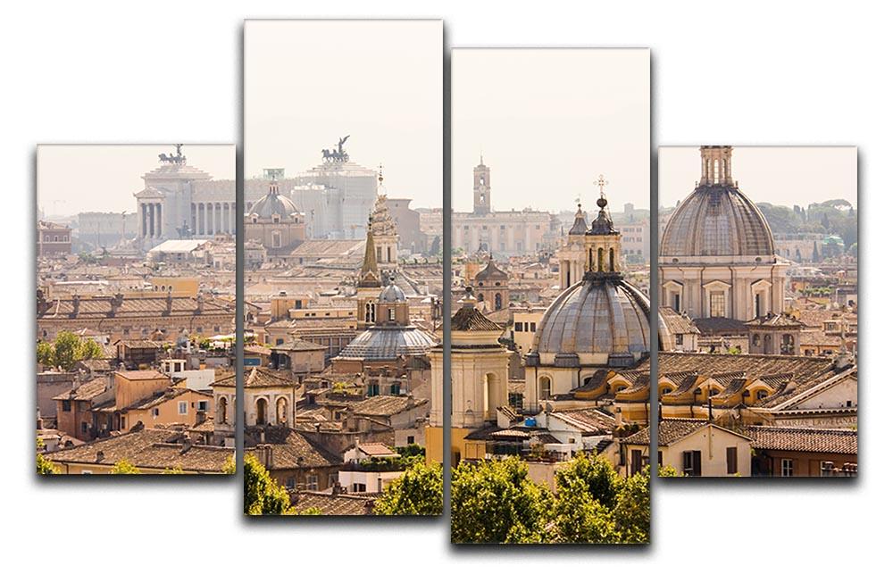 monument and several domes 4 Split Panel Canvas