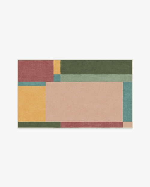 Quinn Tufted Rug in PANTONE™ Golden Apricot