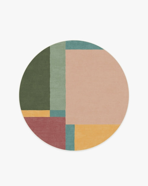 Quinn Tufted Rug in PANTONE™ Golden Apricot
