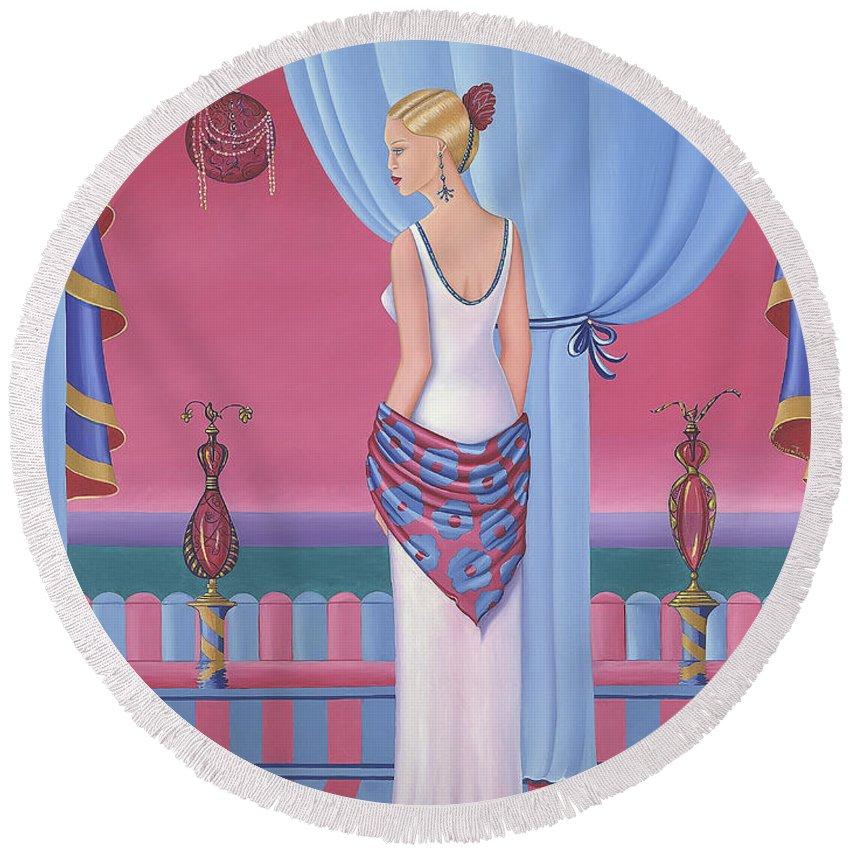 Perfume - Round Beach Towel