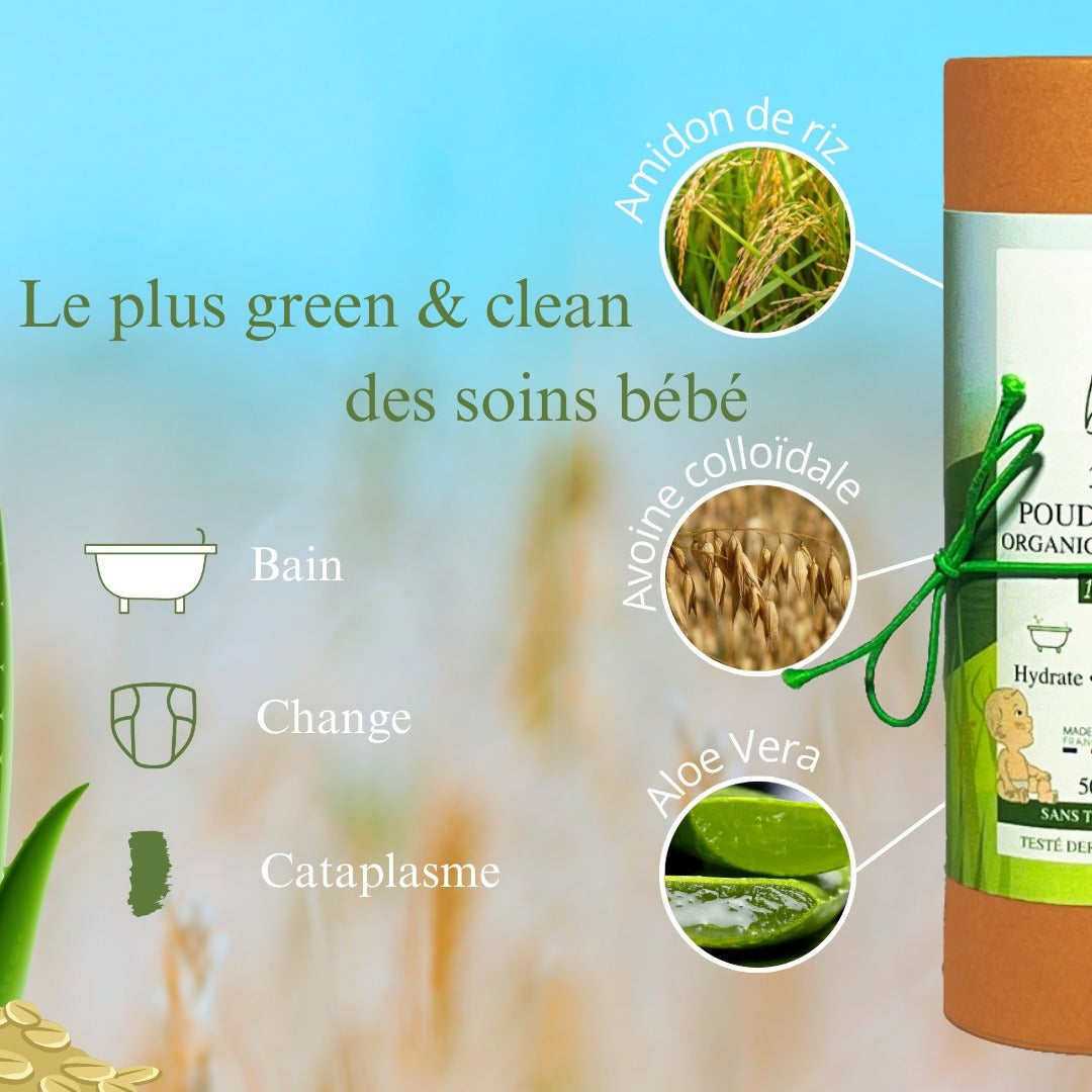 Recharge poudre de soin BIO 3 en 1 bébé