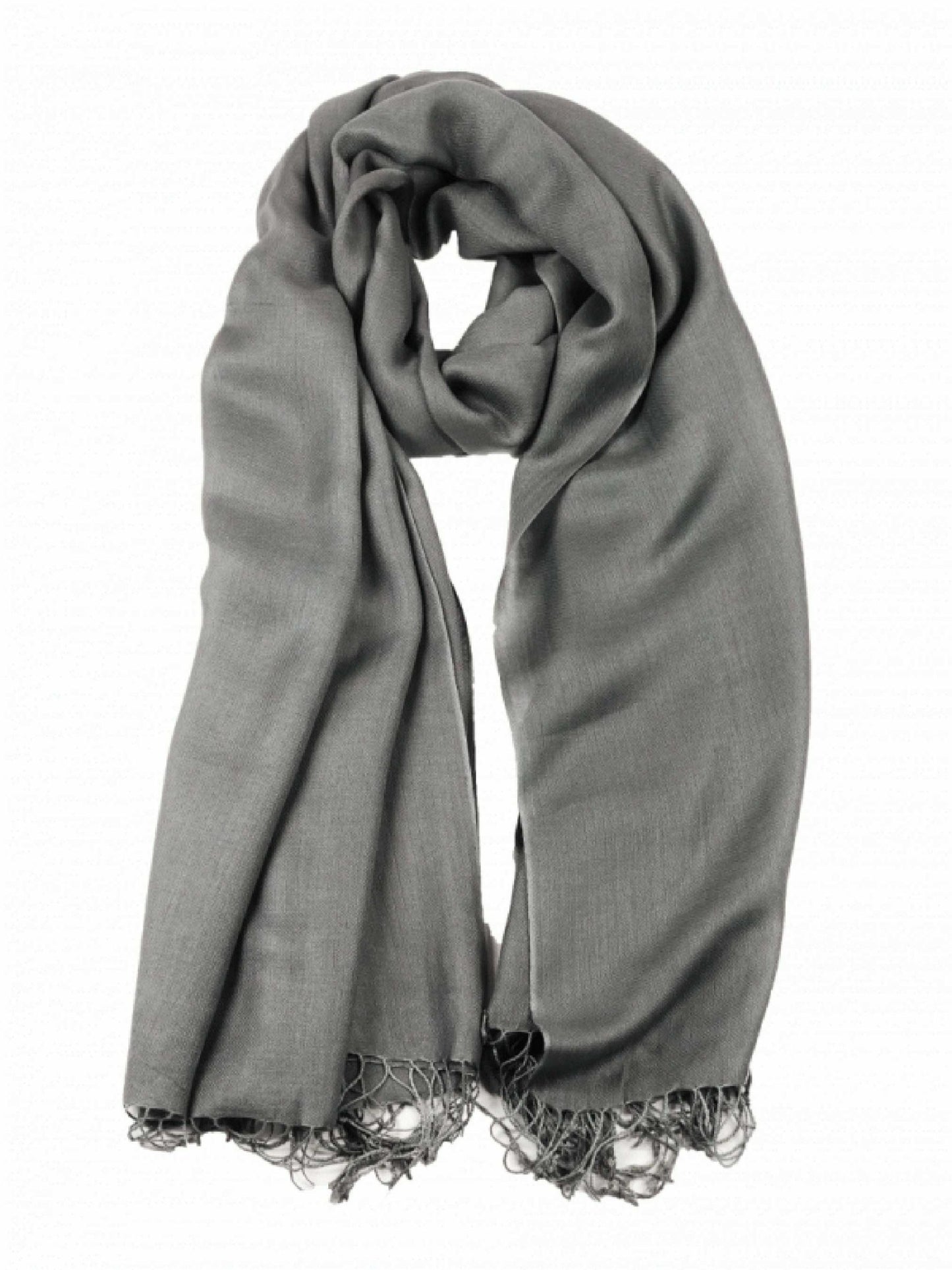 Gray Modal Solid Scarf