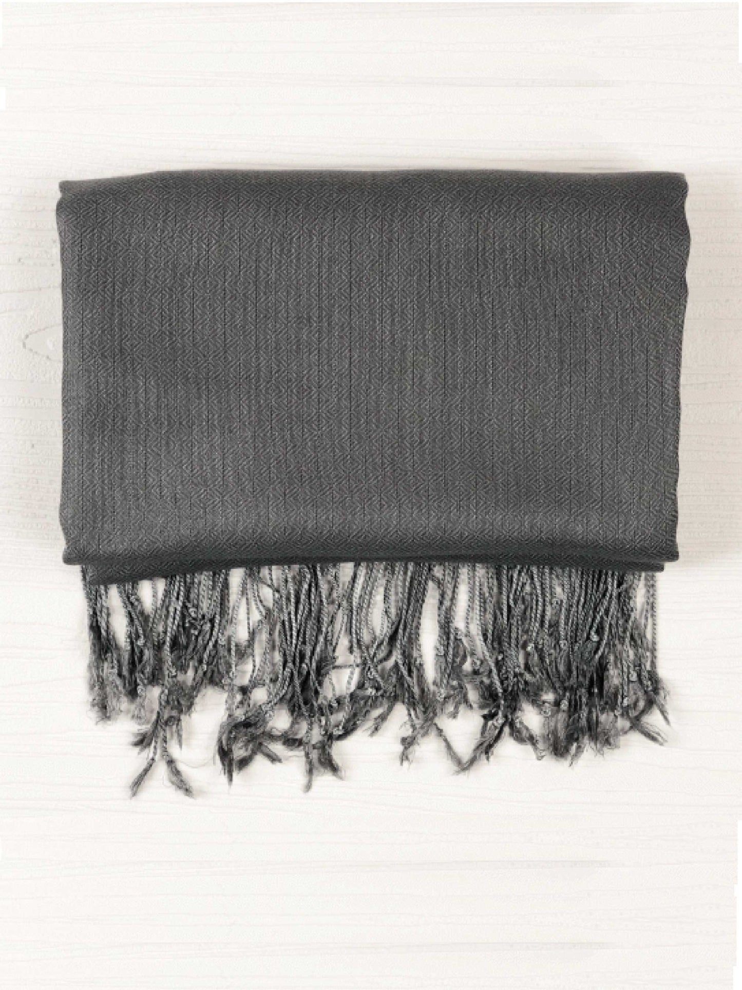 Gray Modal Solid Scarf