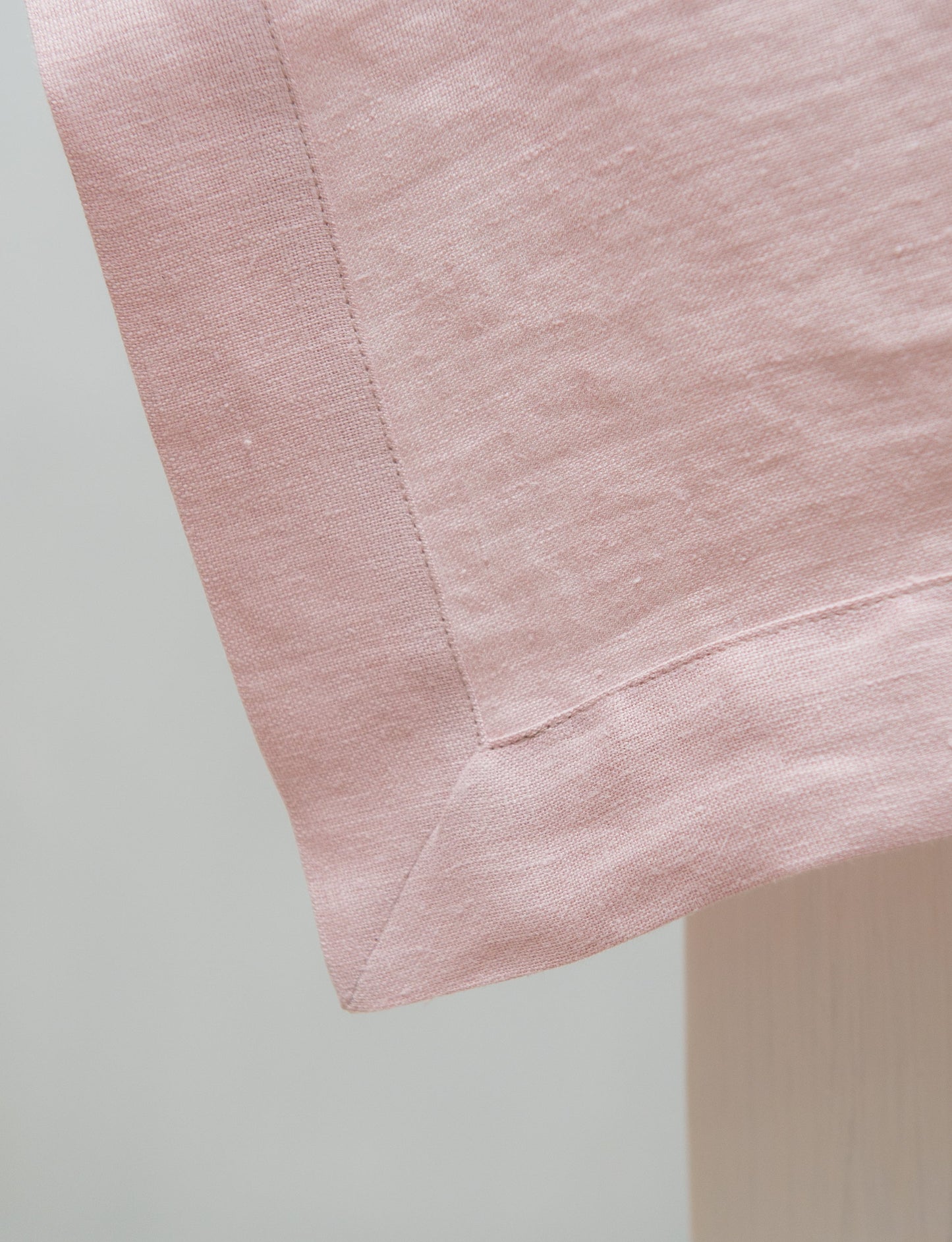 Pale Pink linen table cloth