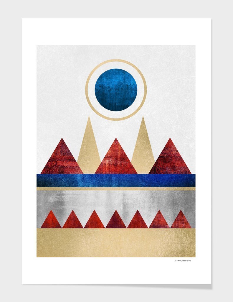 Red Mountains  Frame