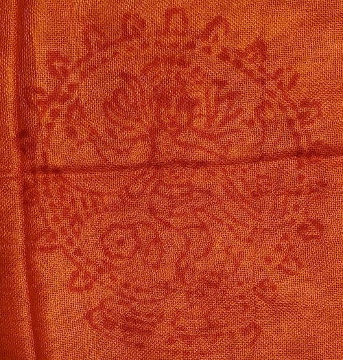 Primordial Om & Asian Symbols Printed Scarf