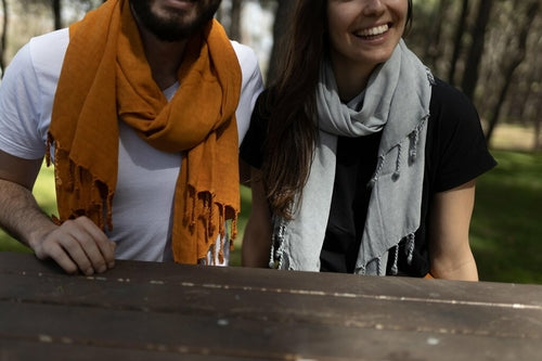 Stonewashed Tuch "Antalya"