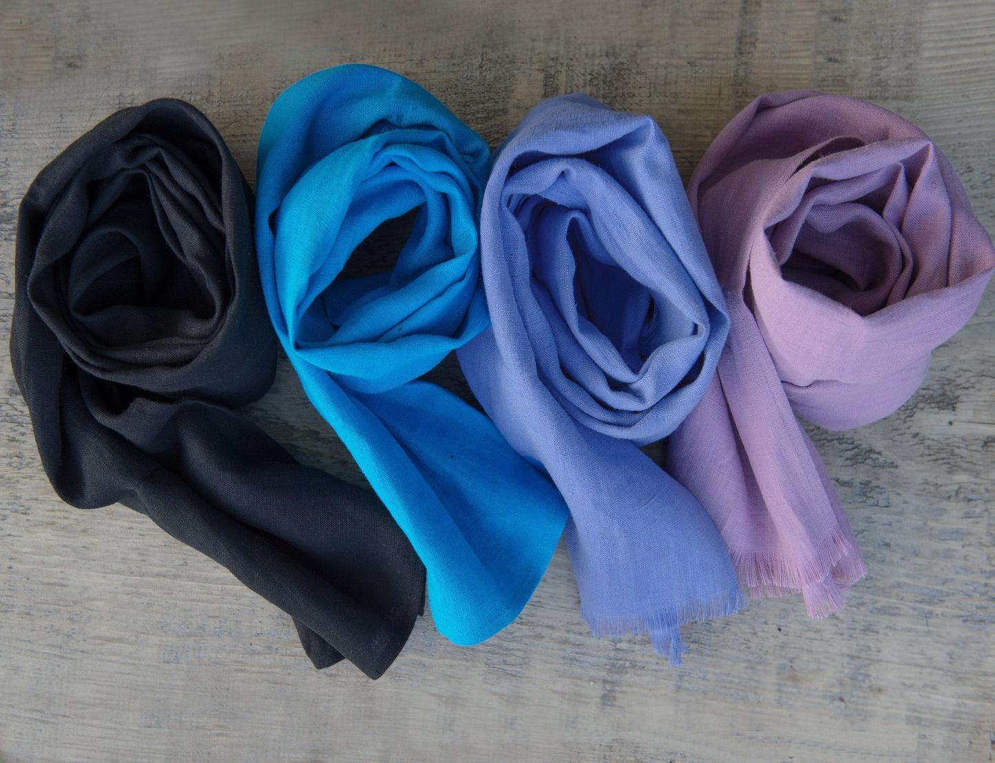 Sky Blue linen scarf