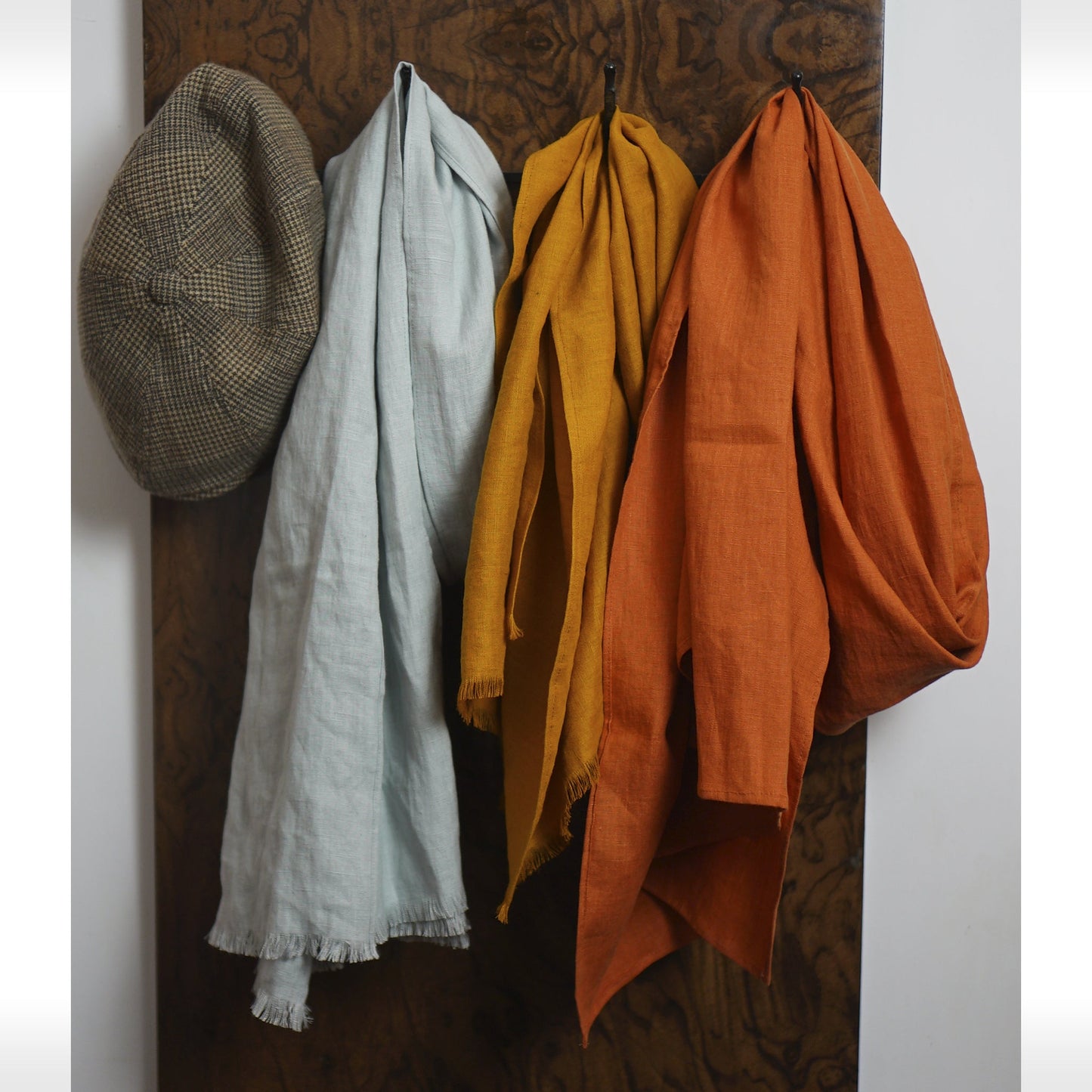 Pale Pink linen scarf