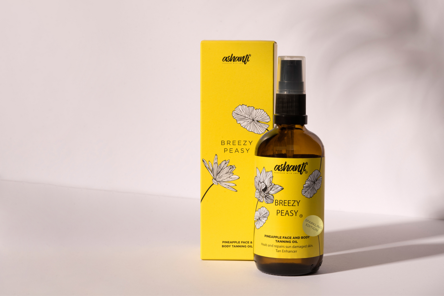 BREEZY PEASY! - PINEAPPLE FACE AND BODY TANNING OIL Breezy Peasy