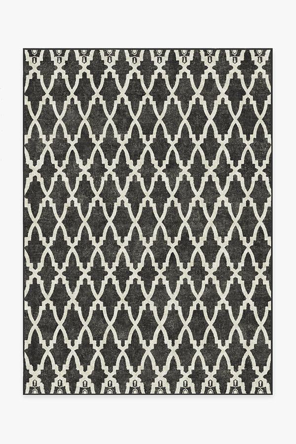 Soraya Trellis Black Rug
