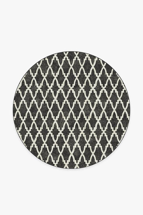 Soraya Trellis Black Rug