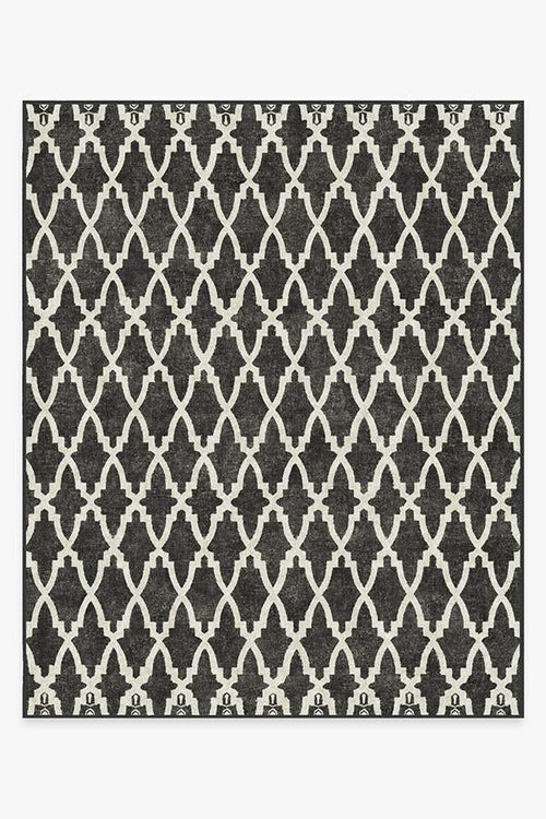 Soraya Trellis Black Rug