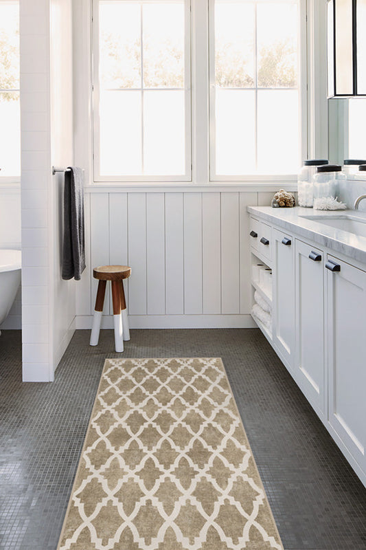 Soraya Trellis Natural Rug