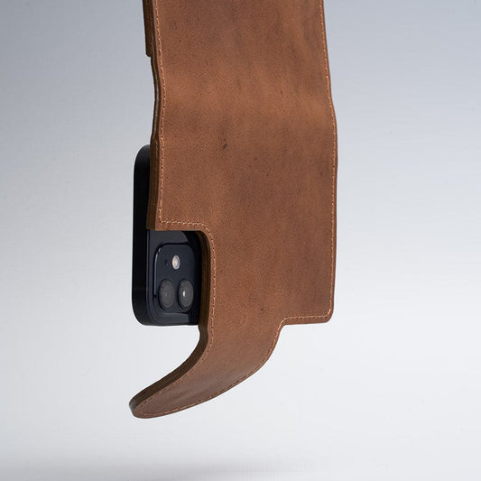 Leather folio wallet with Magsafe 1.0 - SALE