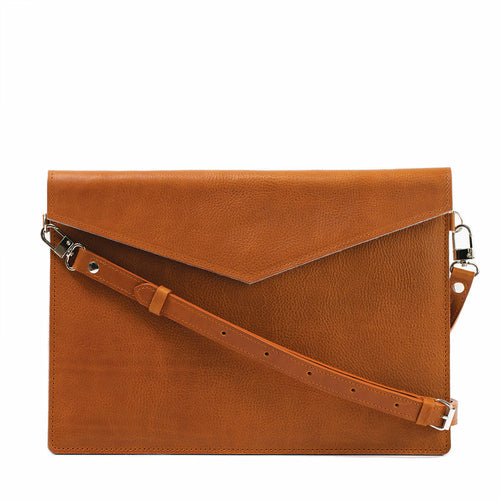 Leather MacBook Bag with Adjustable Strap