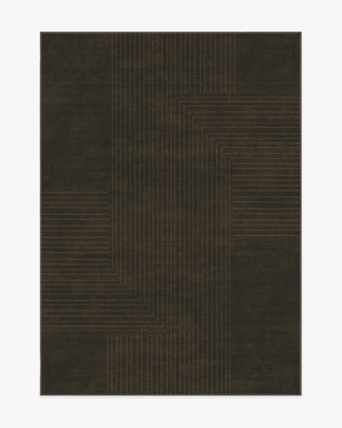 The Hiltons Bel Air Dark Chocolate Tufted Rug