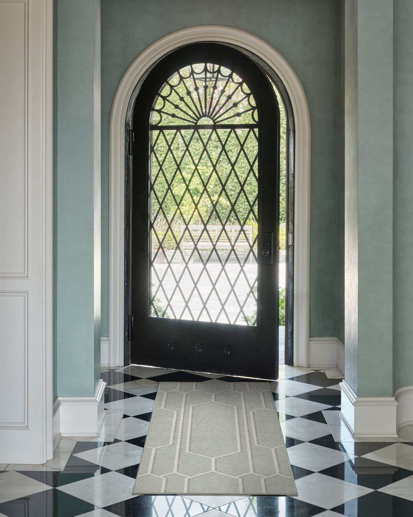 The Hiltons Bryant Sage & Cream Tufted Rug