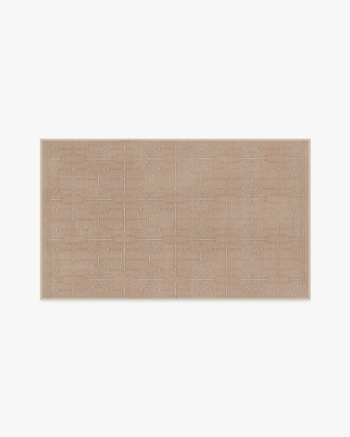 The Hiltons Diana Trellis Rose Gold Tufted Rug