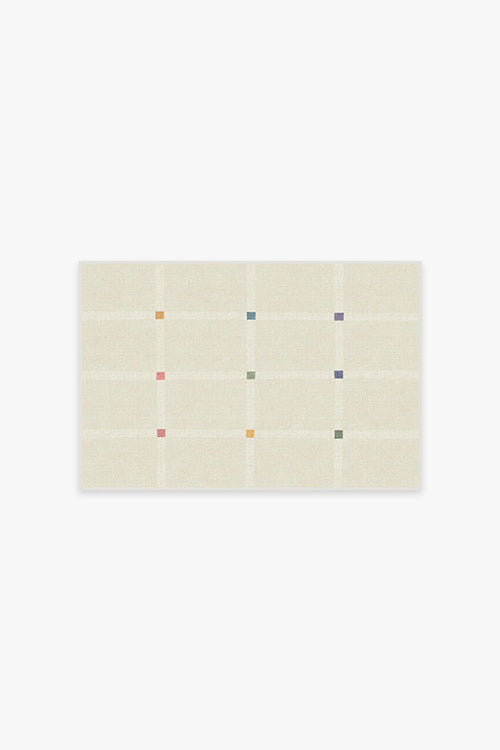 The Home Edit Joanna Ivory Pop Tufted Rug
