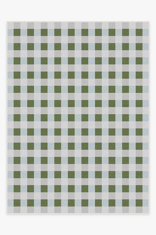 The Home Edit Sutton Moss Green & Blue Tufted Rug