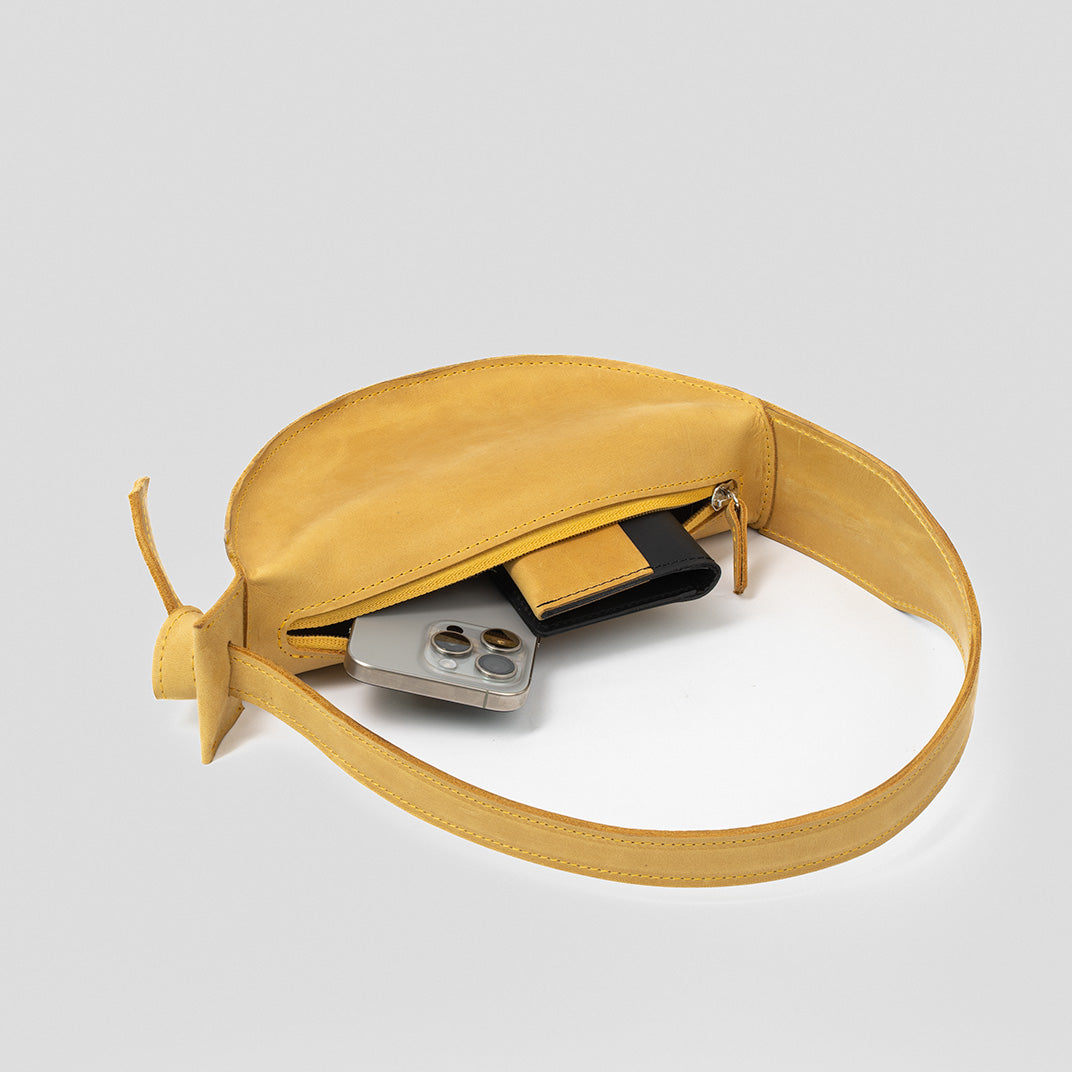 Shoulder Bag - Crescent (Yellow)