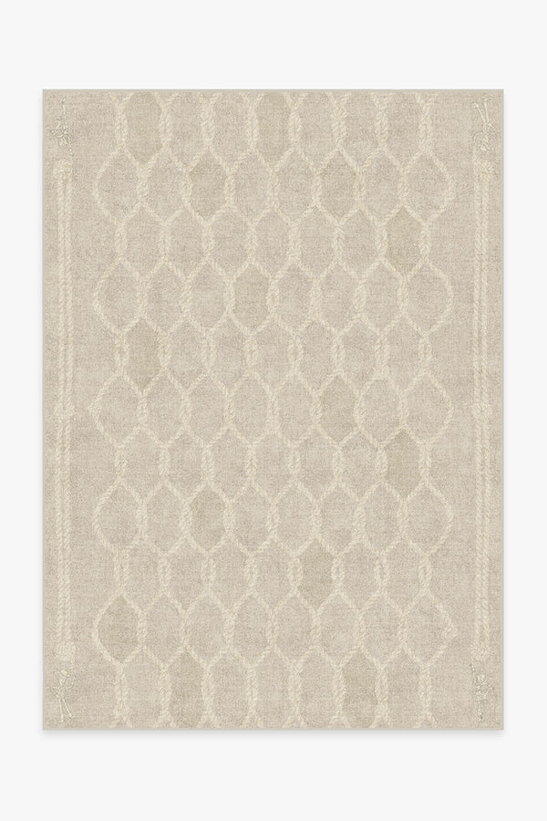 Toy Story Rope Trellis Creamy Pearl Tufted Rug