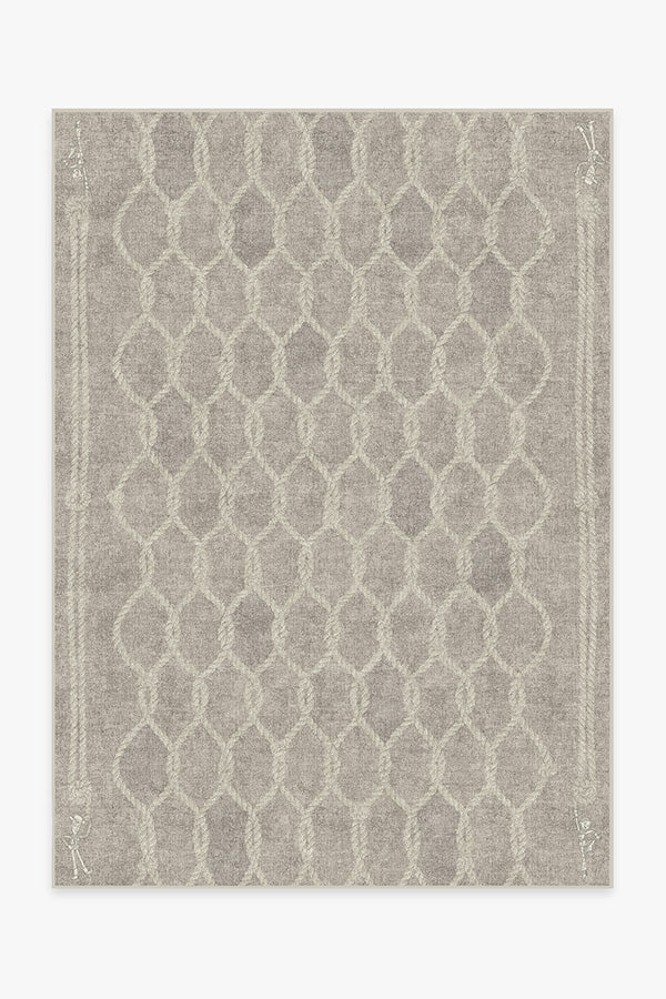 Toy Story Rope Trellis Grey Tufted Rug