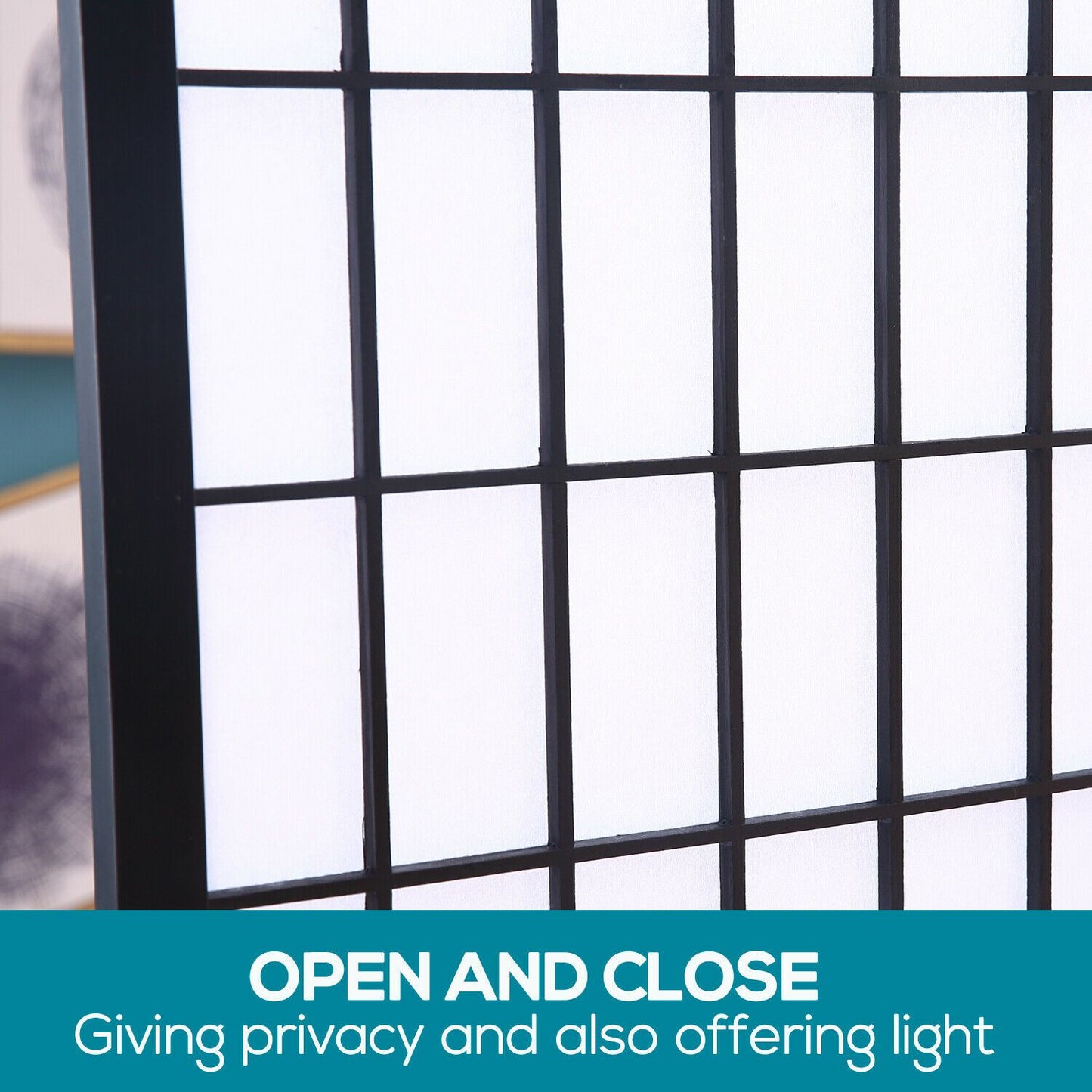 Levede 3 Panel Free Standing Foldable  Room Divider Privacy Screen