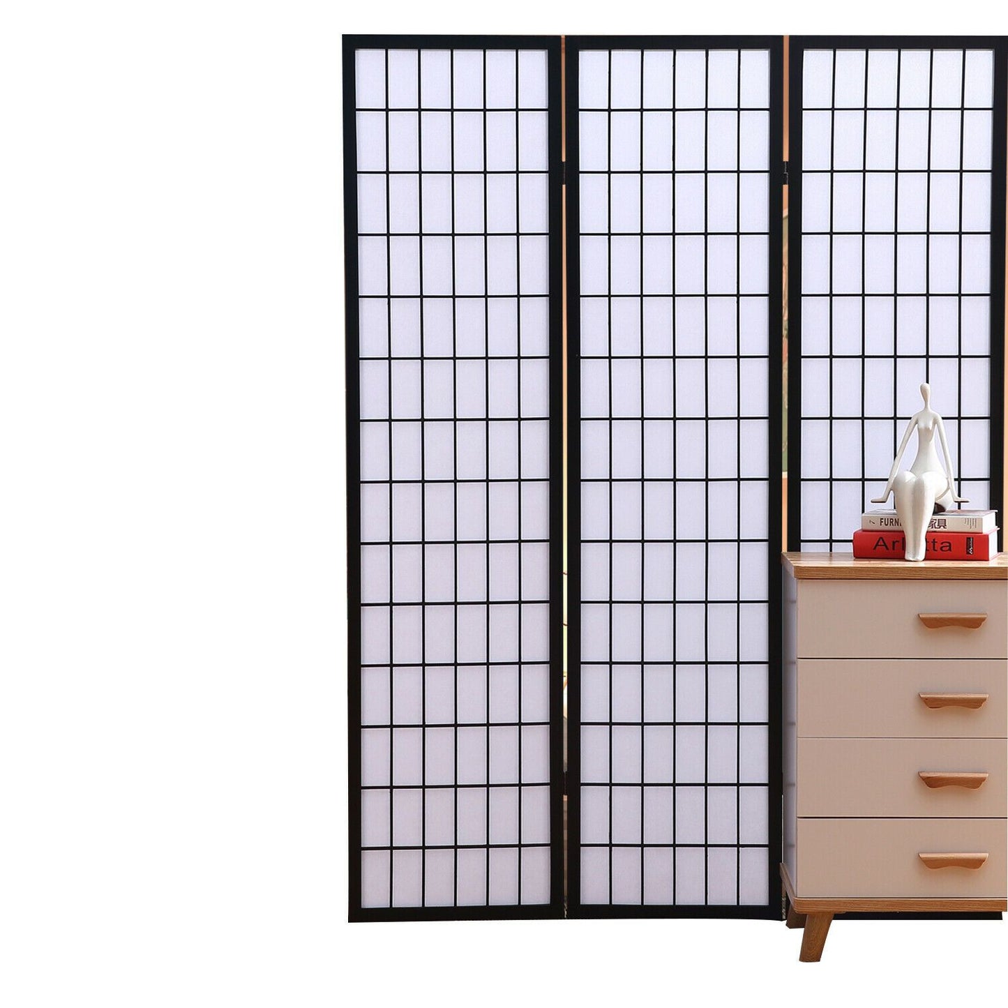 Levede 3 Panel Free Standing Foldable  Room Divider Privacy Screen