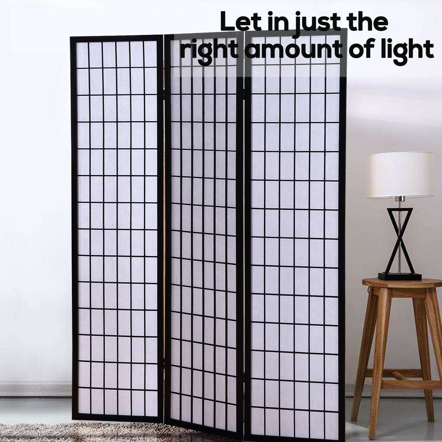 Levede 3 Panel Free Standing Foldable  Room Divider Privacy Screen