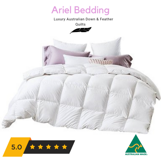 Ariel Miracle 95percent Duck Down 5percent Duck Feather Quilt Single