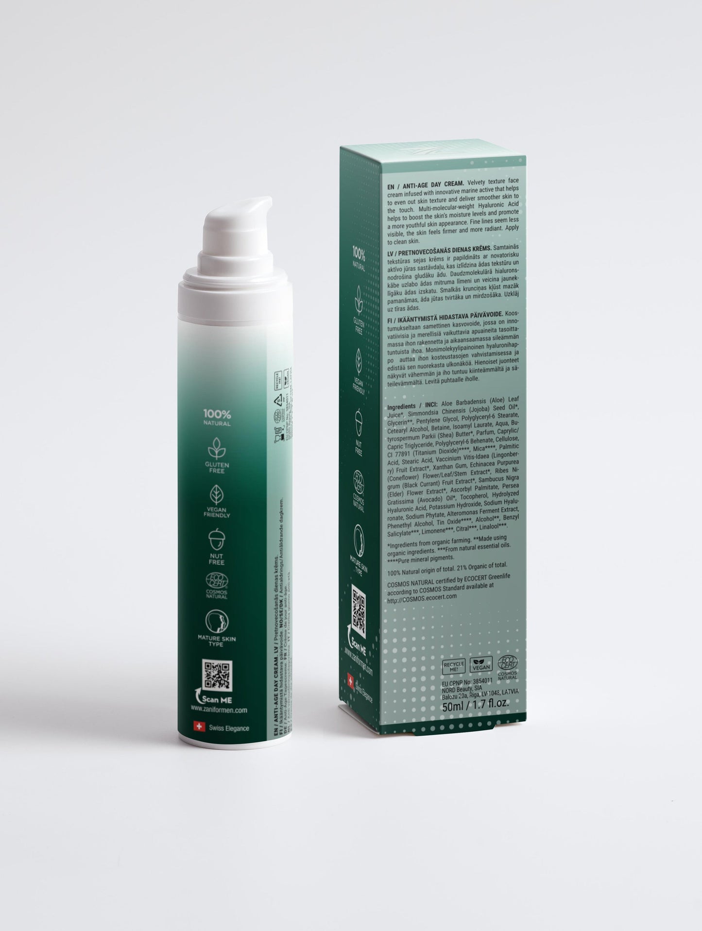 Organic Face Anti-Aging Day Cream