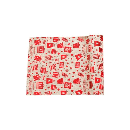 1/4PCS Christmas Flag Santa Claus Tapestry Table