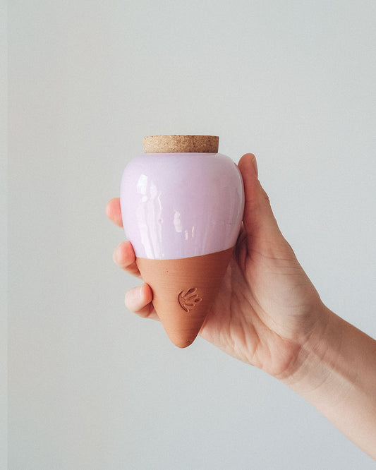 Olla de Auto Riego - Lila