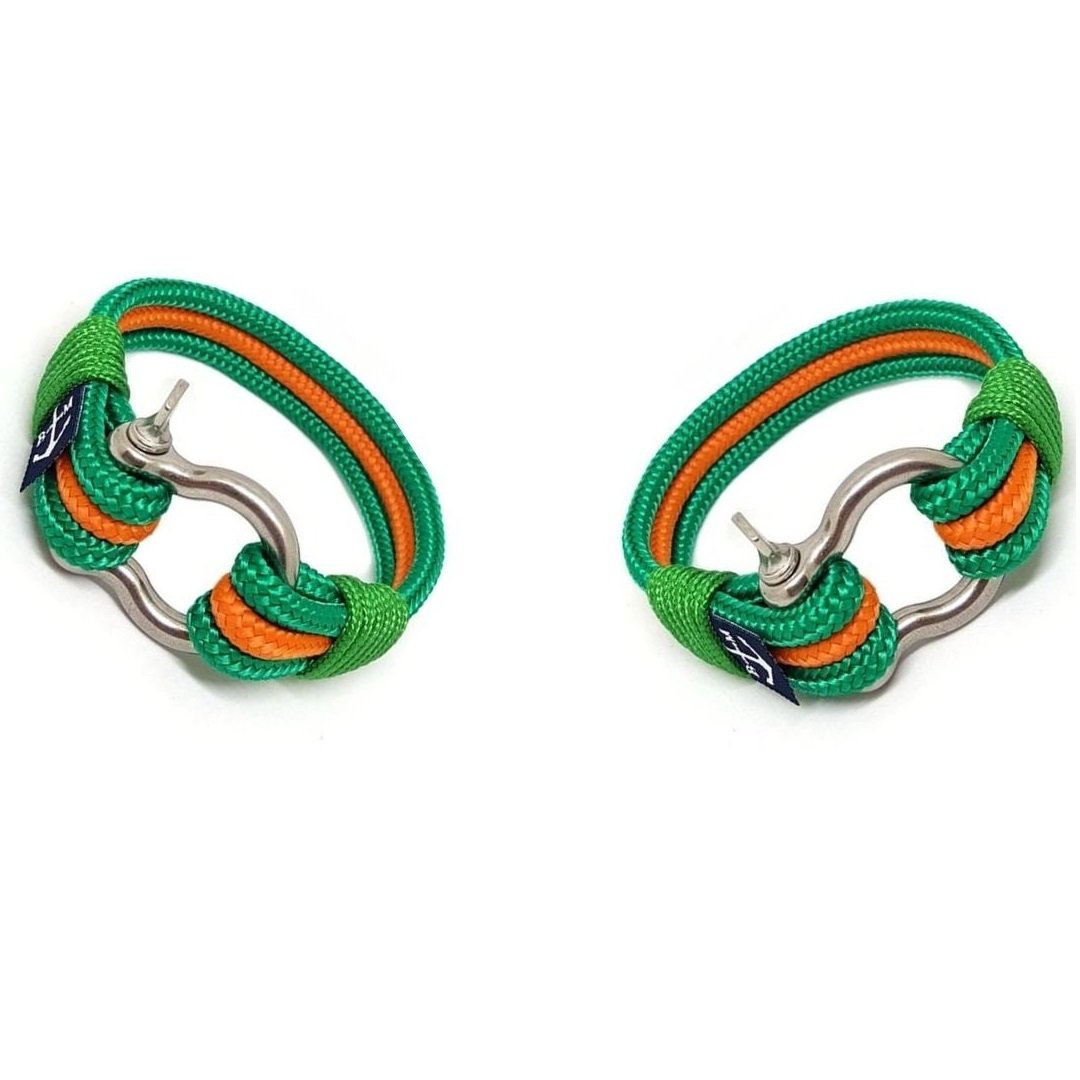 Green and Orange Nautical Bracelet