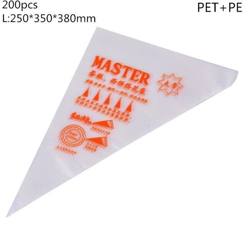 100/200/300PCs Disposable Pastry Bags Icing Piping