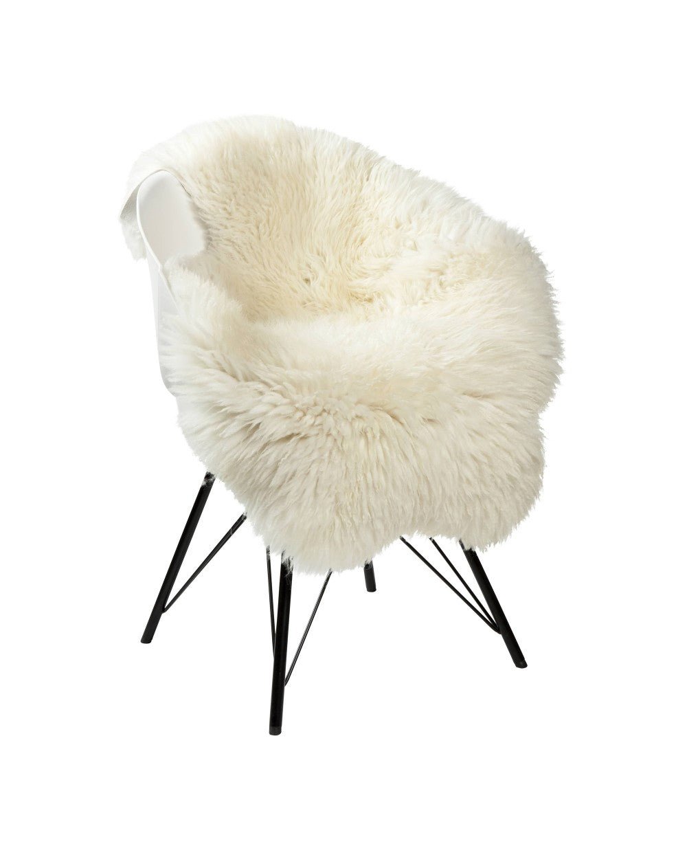 Schapenvacht | Natural wit | 100 x 65cm