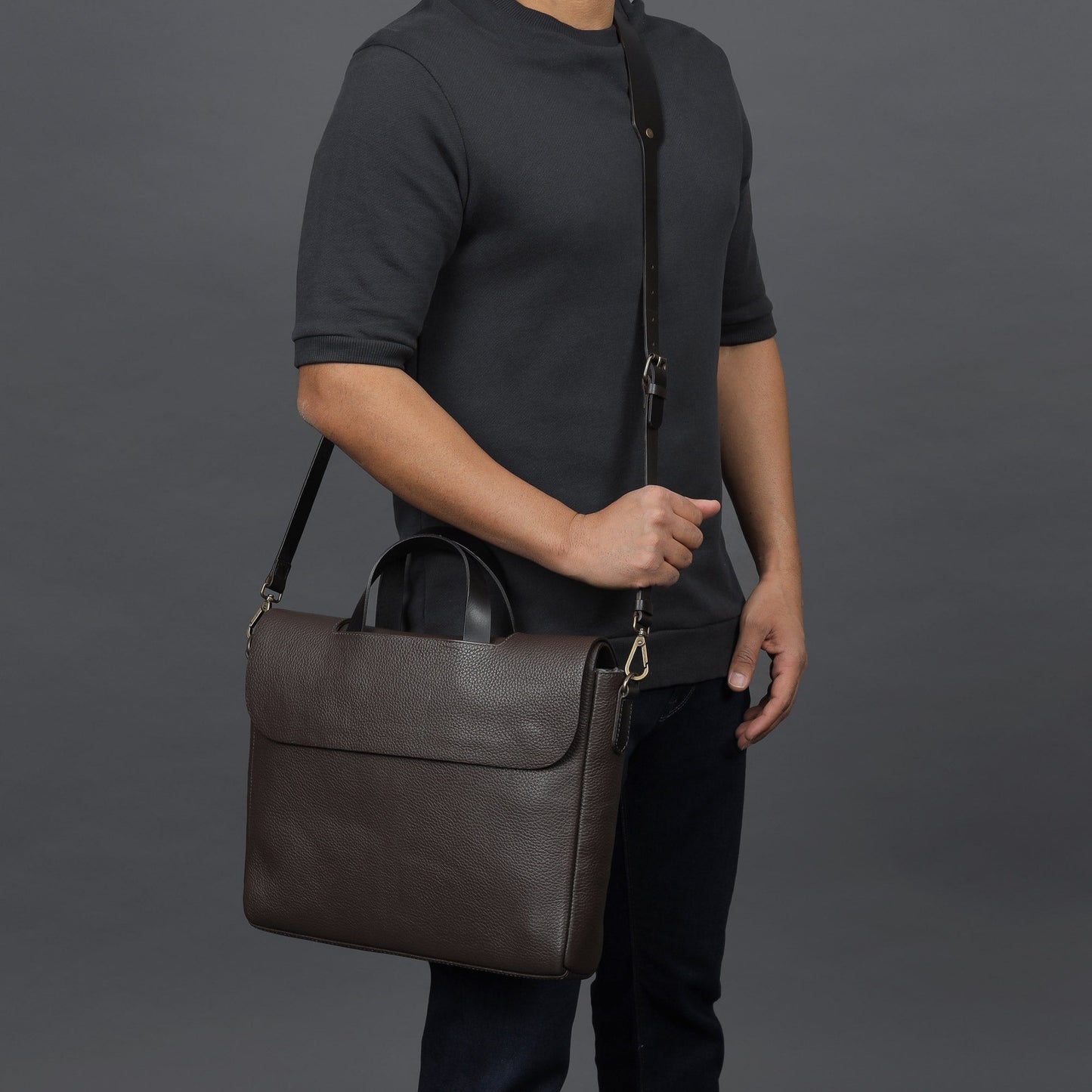 Muse Leather Briefcase