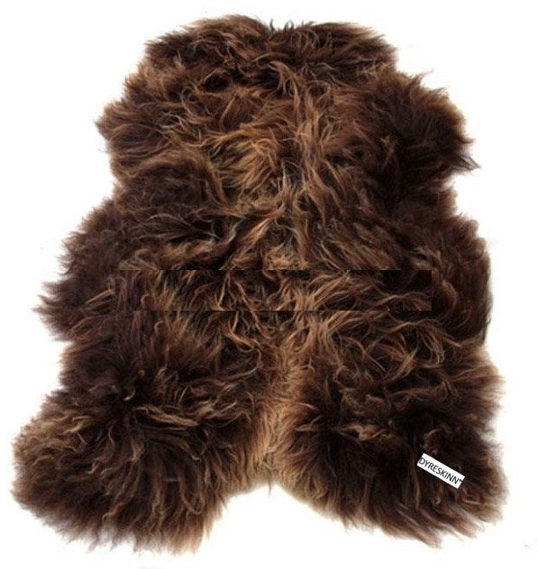 Schapenvacht IJslands | Natural bruin | 100 x 65cm