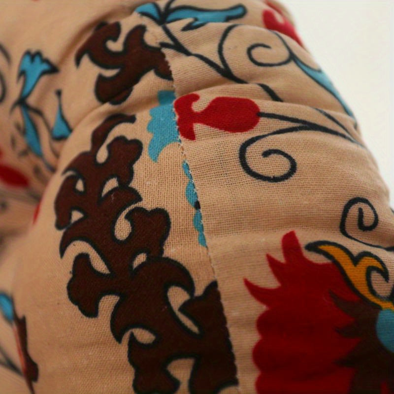 Boho Ethnic Yoga Cushion  Cotton Linen Floor Pillow